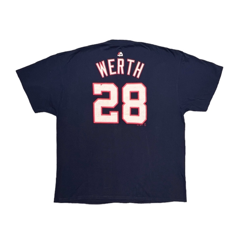 Washington NATIONALS Jayson WERTH Vintage Jersey T-shirt in Navy - MLB Majestic